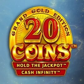 Logo of 20 Coins Grand Gold Edition from Wazdan at Palace Of Chance Casino