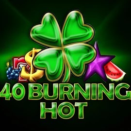 40 Burning Hot slot logo by Amusnet Interactive at Palace Of Chance Casino40 Burning Hot