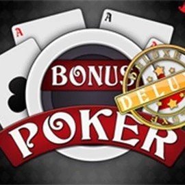 Bonus Poker Deluxe - 3 Hands slot logo by RTG (Reel Time Gaming) at Palace Of Chance Casino