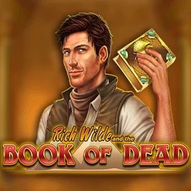 Book of Dead online game logo by Play'n GO on palaceofchance.ca