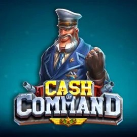 Cash of Command slot logo by Play'n GO at Palace Of Chance Casino