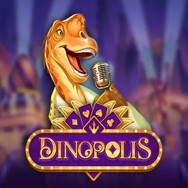 Dinopolis slot logo by Push Gaming at Palace Of Chance Casino