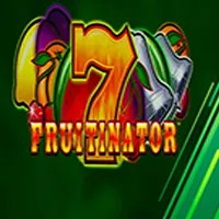 Logo of Fruitinator Jackpot King from Blueprint Gaming at Palace Of Chance Casino