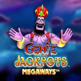 Genie Jackpots Megaways logo by Blueprint Gaming at Palace Of Chance CasinoGenie Jackpots Megaways