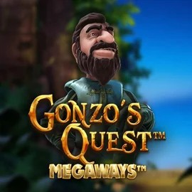 Logo of Gonzo's Quest Megaways from Red Tiger Gaming at Palace Of Chance Casino