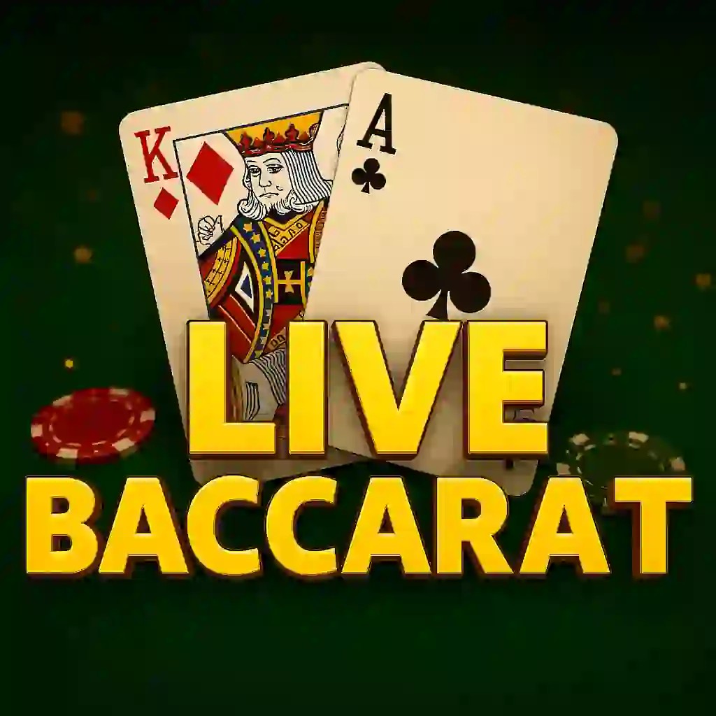 Live Baccarat logo by Pragmatic Live at Palace Of Chance CasinoLive Baccarat