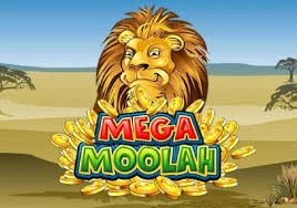 Mega Moolah slot slot logo by Games Global at Palace Of Chance CasinoMega Moolah slot
