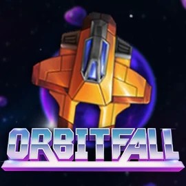 Orbitfall logo by ELK Studios at Palace Of Chance CasinoOrbitfall