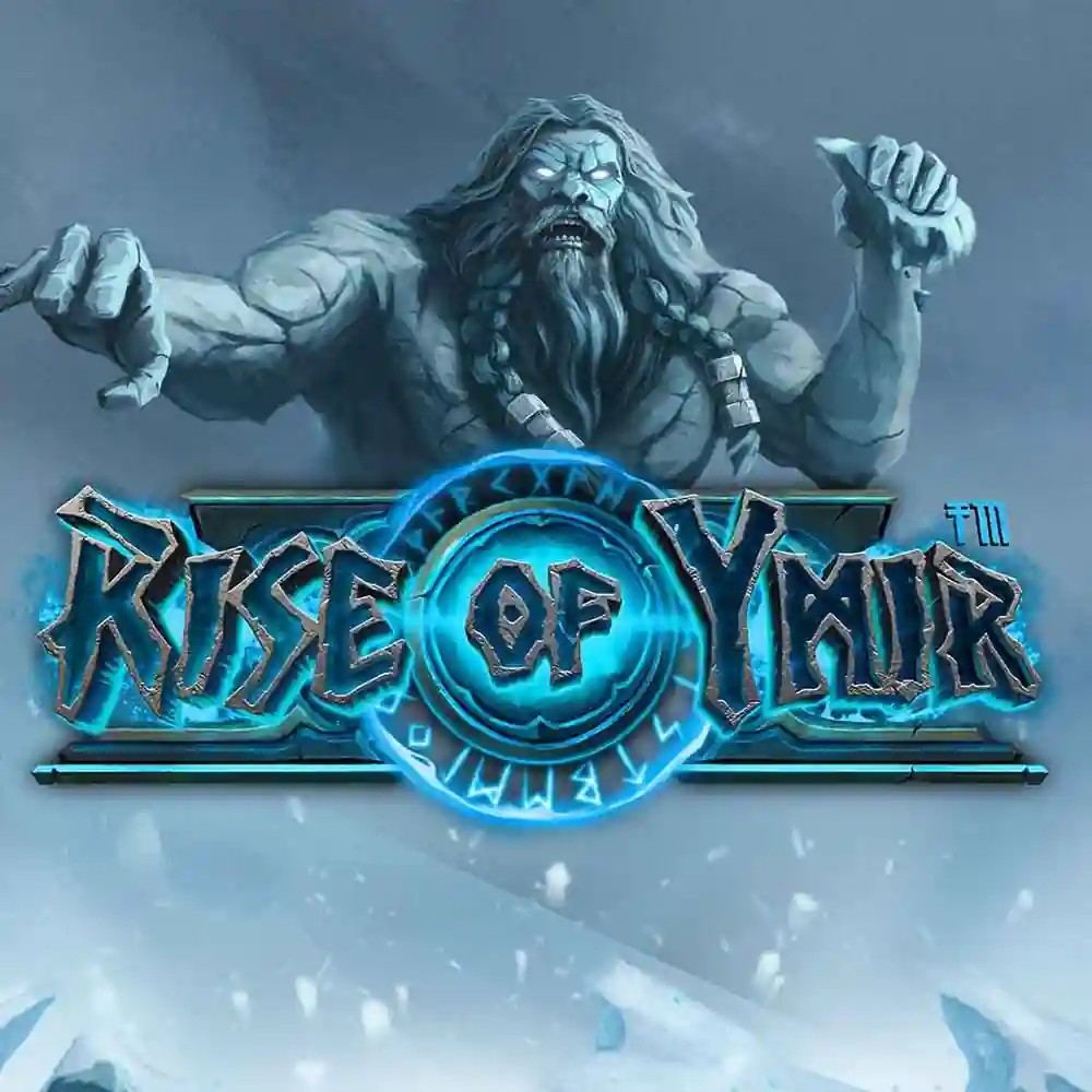 Rise of Ymir logo by Hacksaw Gaming Palace Of Chance Casino