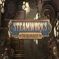 Steamworks The Workshop slot logo by Peter & Sons at Palace Of Chance CasinoSteamworks The Workshop
