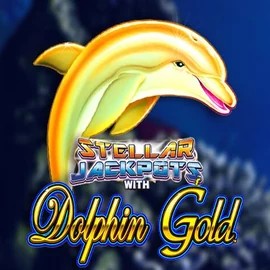Dolphin Gold with Stellar Jackpots logo by Lightning Box Game at Palace Of Chance CasinoDolphin Gold with Stellar Jackpots